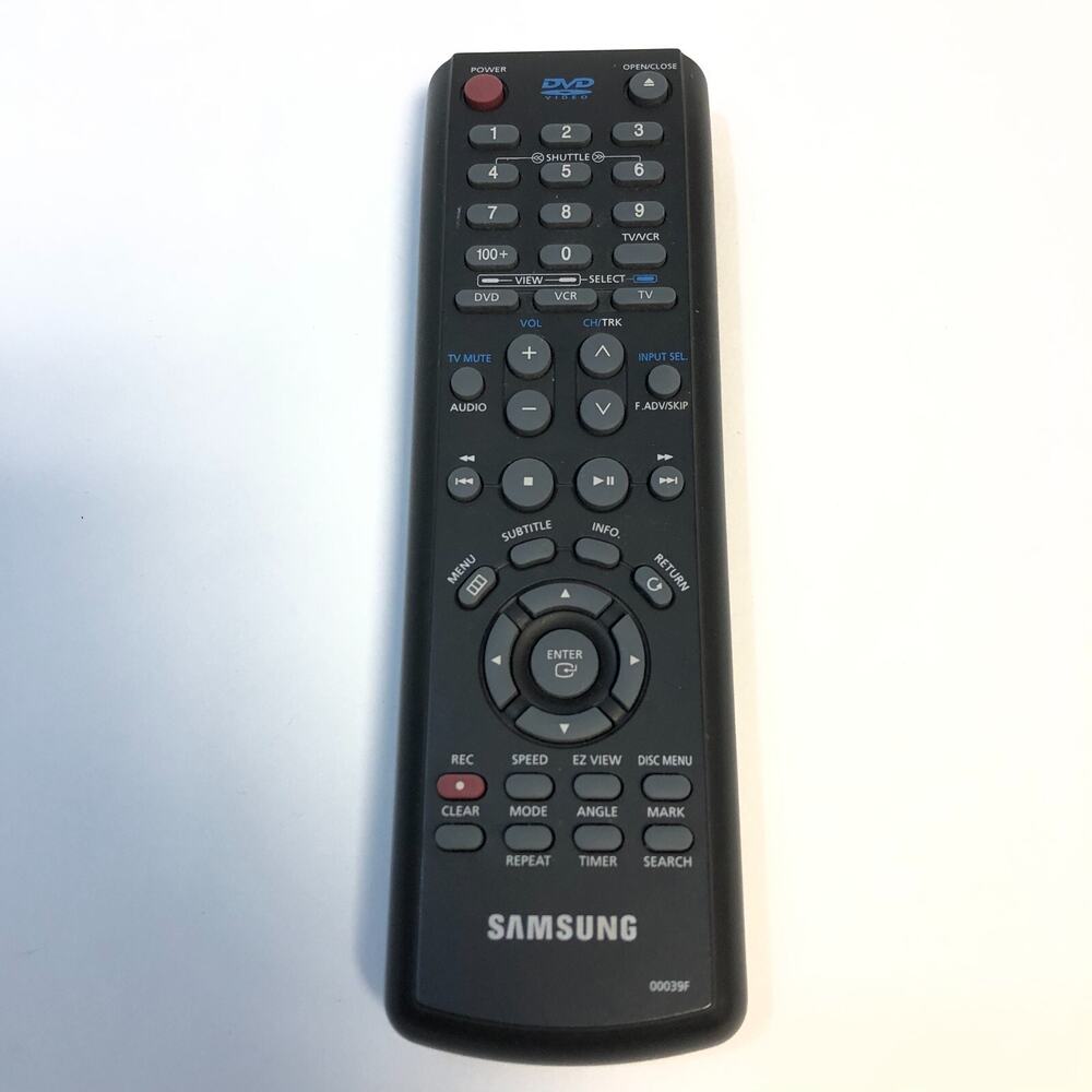 Samsung 00039F dvd video remote SKU 9